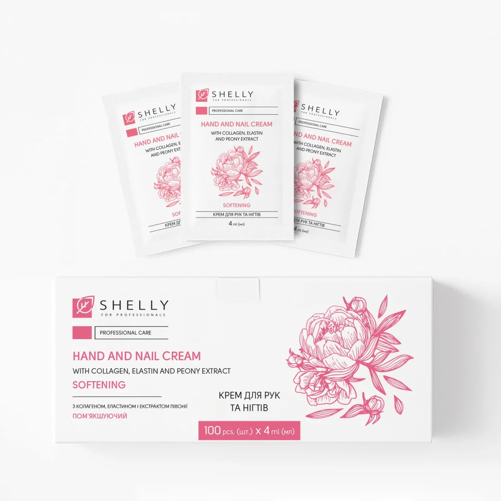 Shelly Crema mani e unghie con collagene, elastina ed estratto di peonia 4 ml x 100 pz. 4
