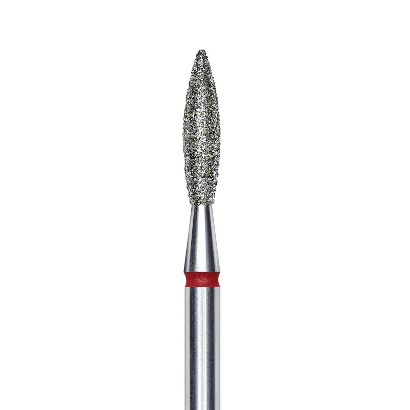 Punta diamantata Fiamma, rosso, diametro 2.3 mm - lunghezza punta 10 mm Rif. FA10R023/10