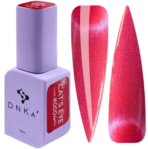 COLOR GEL POLISH CAT'S EYE DNKà 0004 80's 12ml