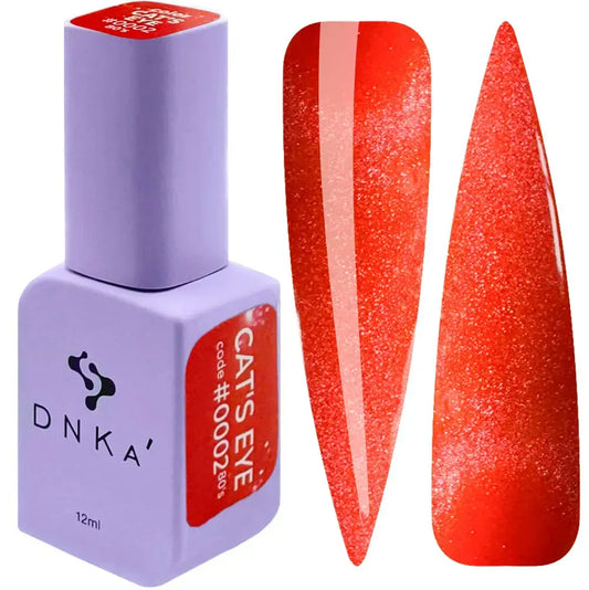 COLOR GEL POLISH CAT'S EYE DNKà 0002 80's 12ml