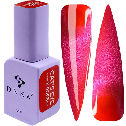 COLOR GEL POLISH CAT'S EYE DNKà 0003 80's 12ml