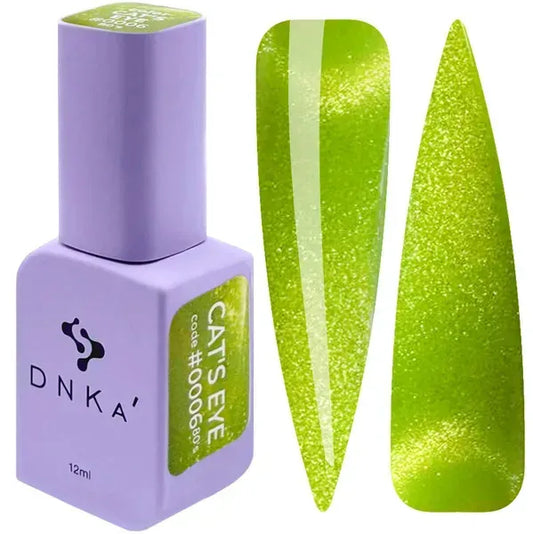 COLOR GEL POLISH CAT'S EYE DNKà 0006 80's 12ml