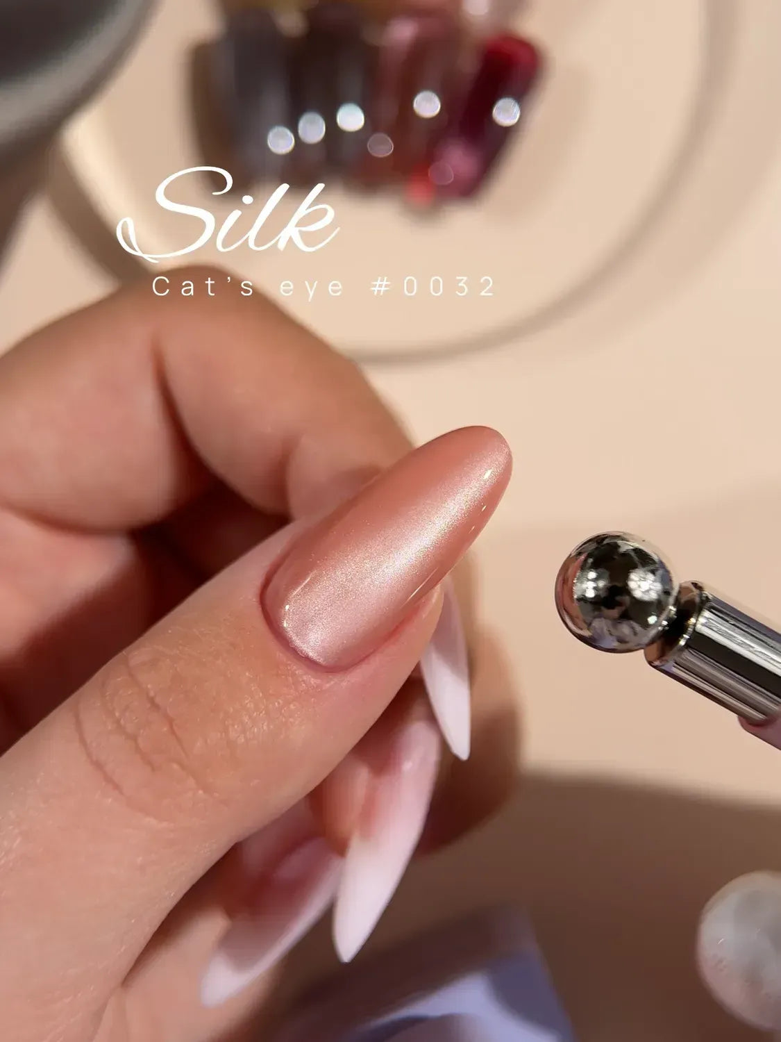 COLOR GEL POLISH CAT'S EYE DNKà 0032 SILK 12ml