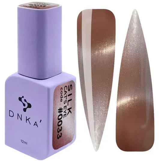 COLOR GEL POLISH CAT'S EYE DNKà 0033 SILK 12ml
