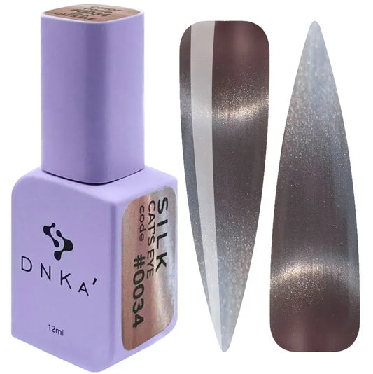 COLOR GEL POLISH CAT'S EYE DNKà 0034 SILK 12ml