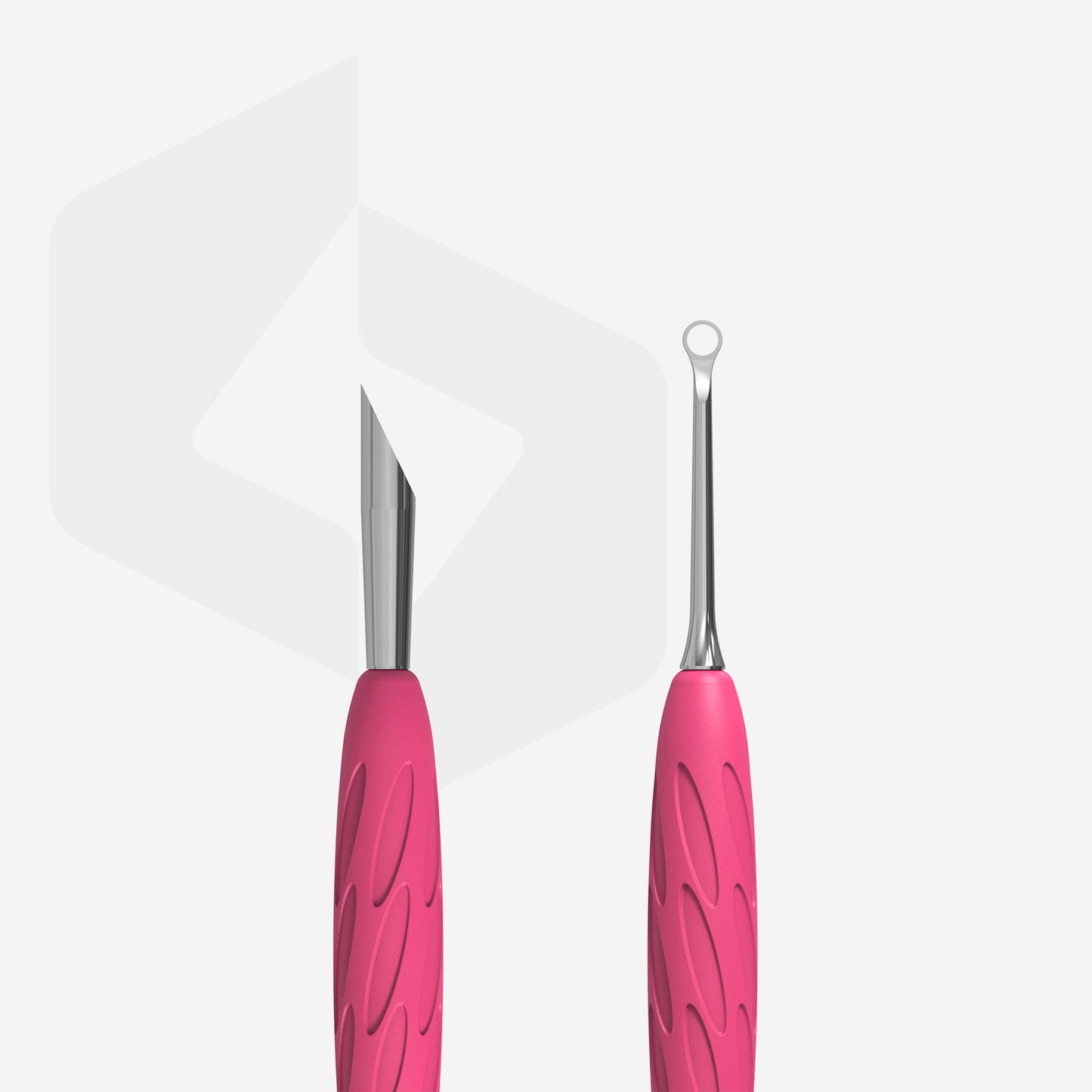 Spingi cuticole Gummy con manico in silicone UNIQ 11 TYPE 2 (spingi smussato e ad anello)