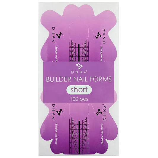 PAPER BUILDER NAIL FORMS DNKà SHORT 100pz