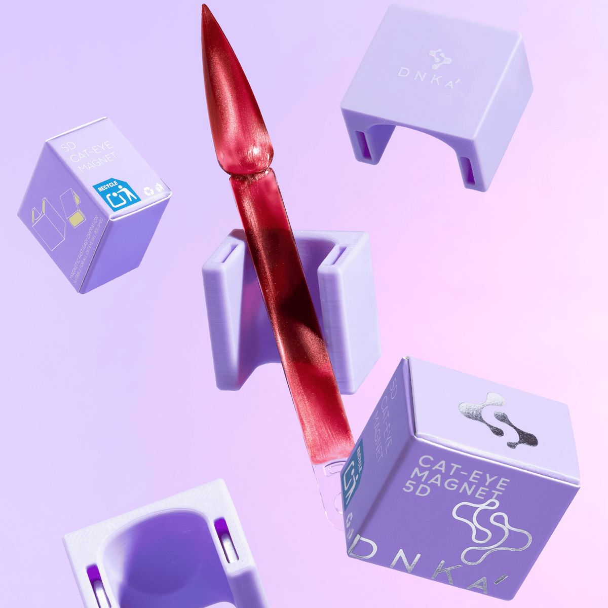 Magnete Cat Eye DNKà 5D con forma ergonomica per il dito