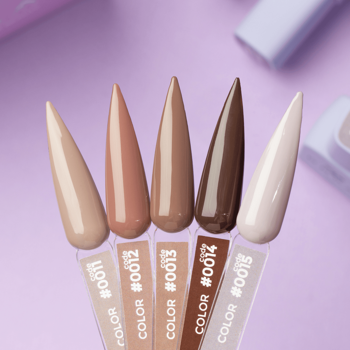 Tips smaltate con DNKà Gel Polish 0011-0015