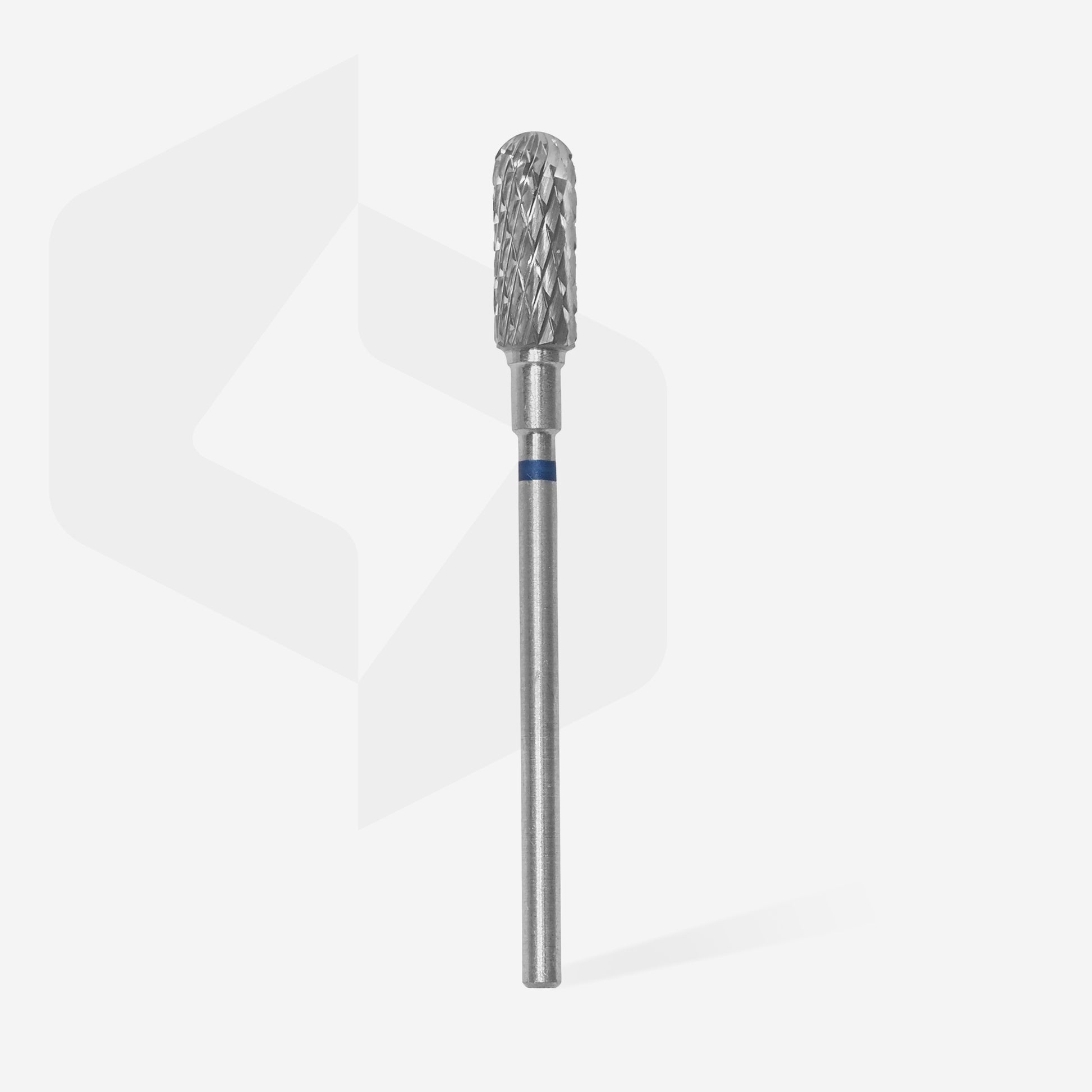 Punta Carbide Cilindro Arrotondato Blu diametro 5mm-lunghezza 13mm