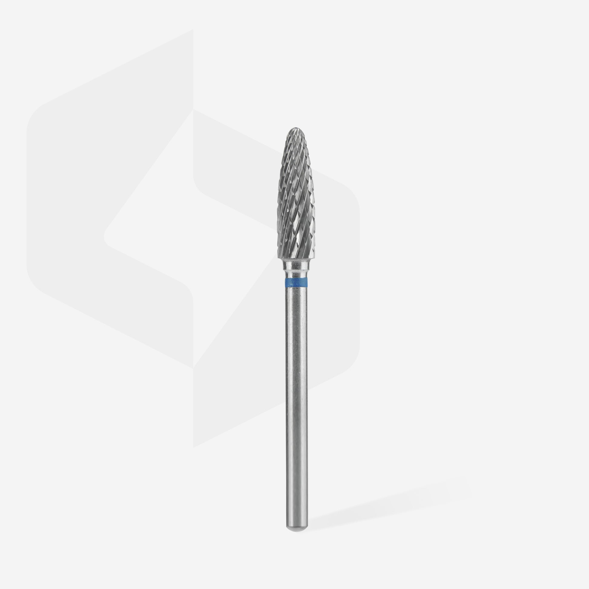 Punta Carbide Conica BLU diametro 4mm-lunghezza 14mm