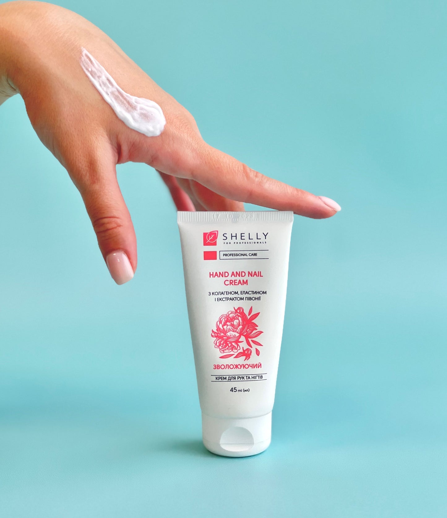 Crema Mani & Unghie con Collagene, Elastina ed Estratto di Peonia Shelly 45 ml 5