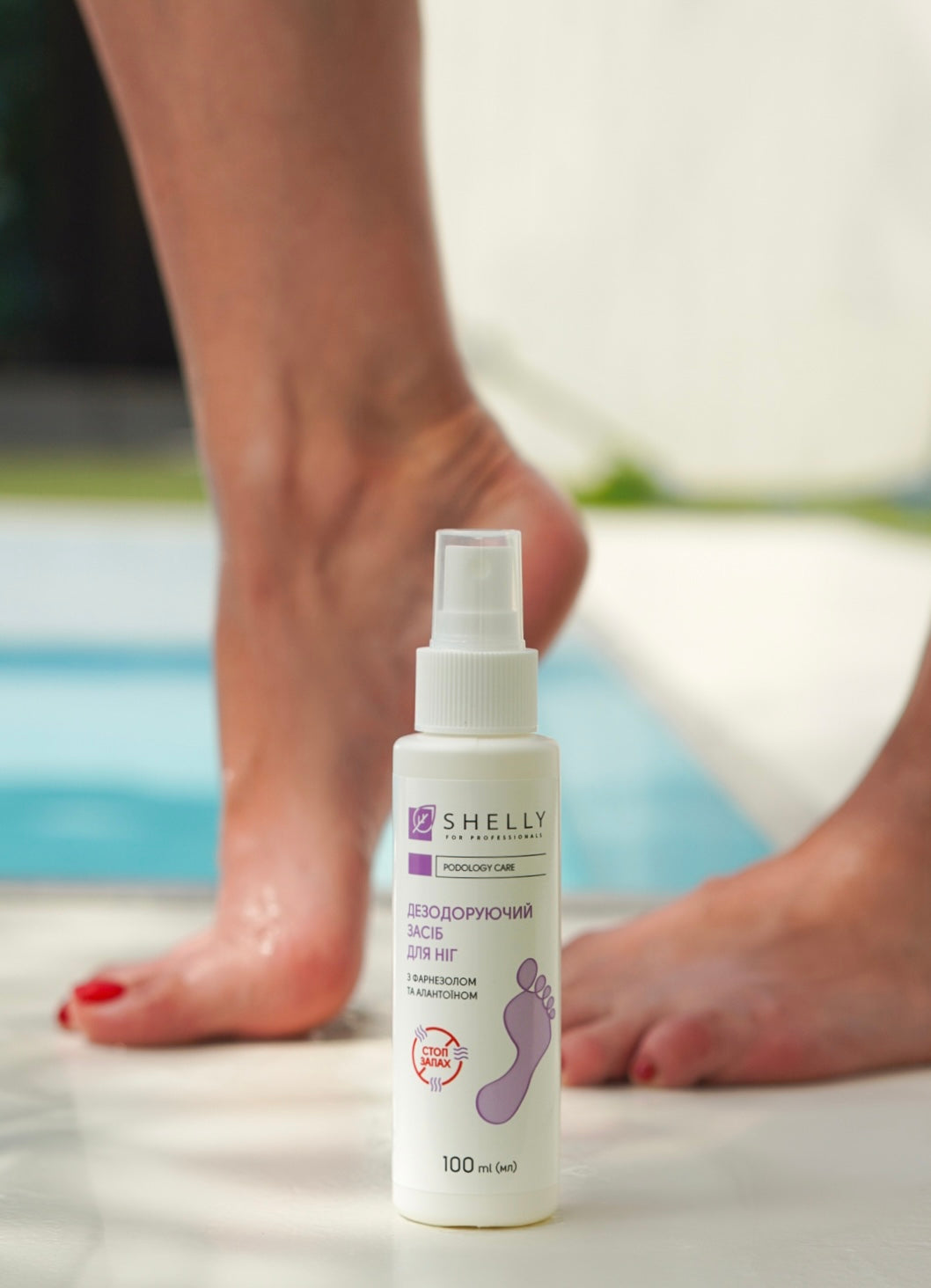 Shelly Deodorante per piedi a rilascio prolungato con Farnesolo  100 ml
