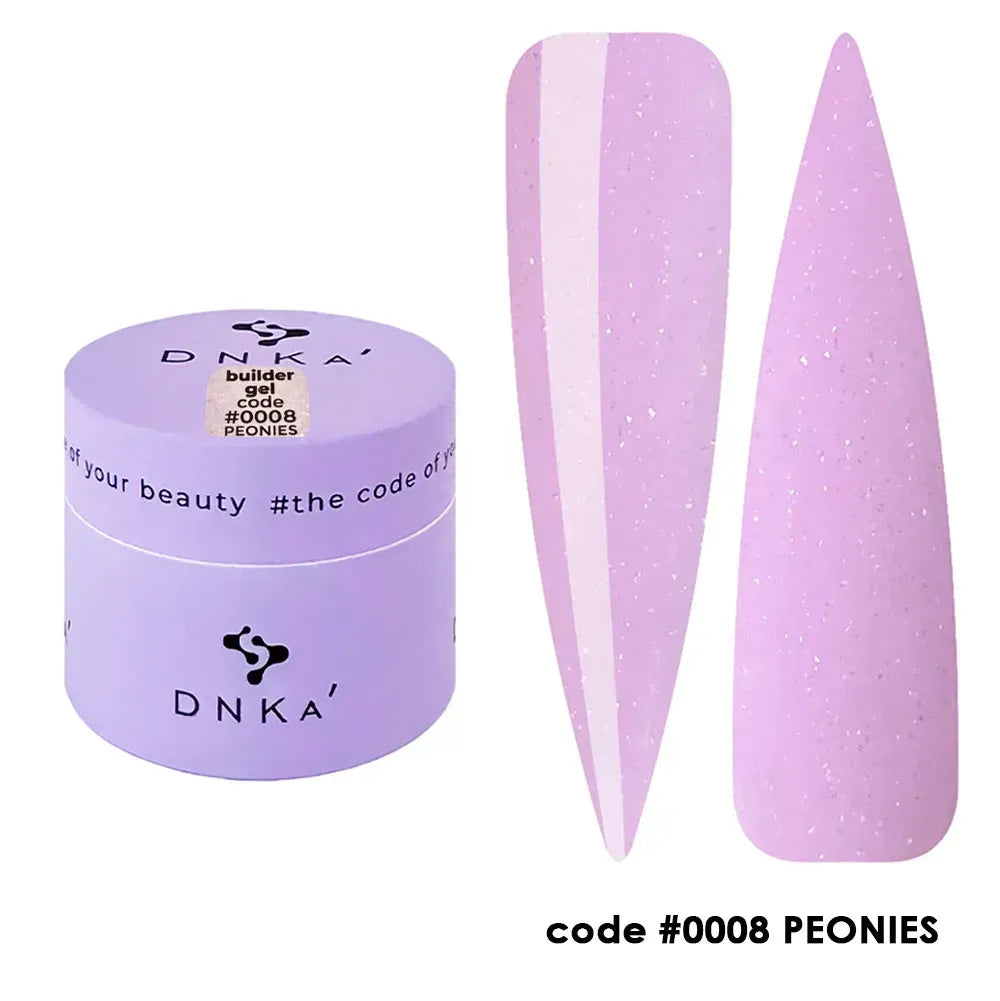 BUILDER GEL NEW FORMULA DNKà 0008 PEONIES 30ml