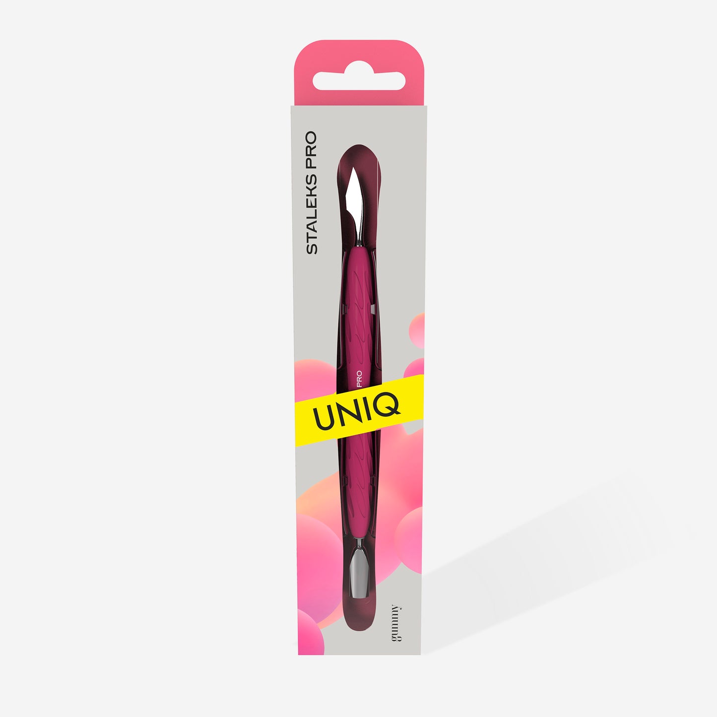 SPINGICUTICOLE CON MANICO IN SILICONE "GUMMY" UNIQ 10