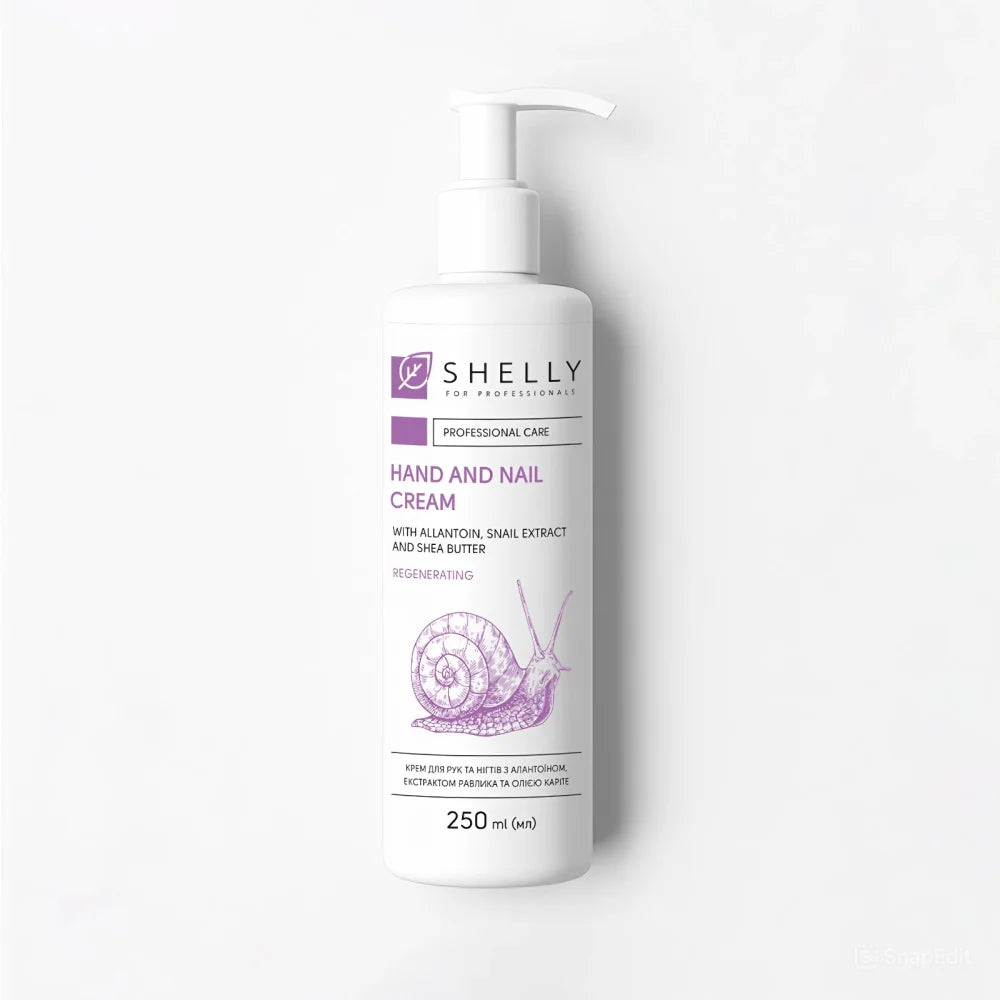 Crema mani e unghie Shelly con allantoina, estratto di lumaca e burro di karitè 250 ml 2