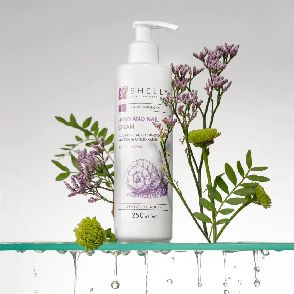 Crema mani e unghie Shelly con allantoina, estratto di lumaca e burro di karitè 250 ml 3