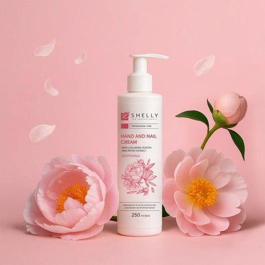 Crema Mani & Unghie con Collagene, Elastina ed Estratto di Peonia Shelly 250 ml 3
