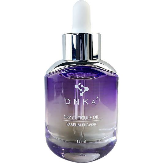 Boccetta di olio secco per cuticole DNKà Lucky Lemon da 15 ml con dosatore, profumo di limone.