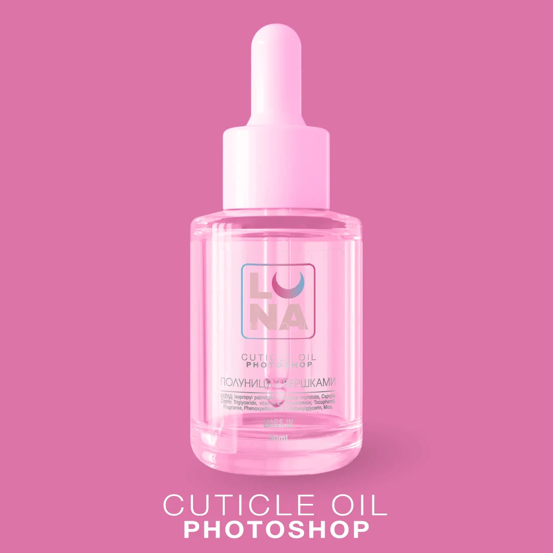 LUNAmoon Photoshop DRY CUTICLE OIL fragola e crema 30ml