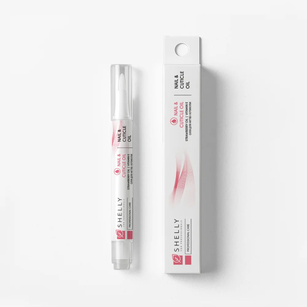 Shelly Olio per Unghie e Cuticole con Estratto di Fragola e Vitamina E 3ml
