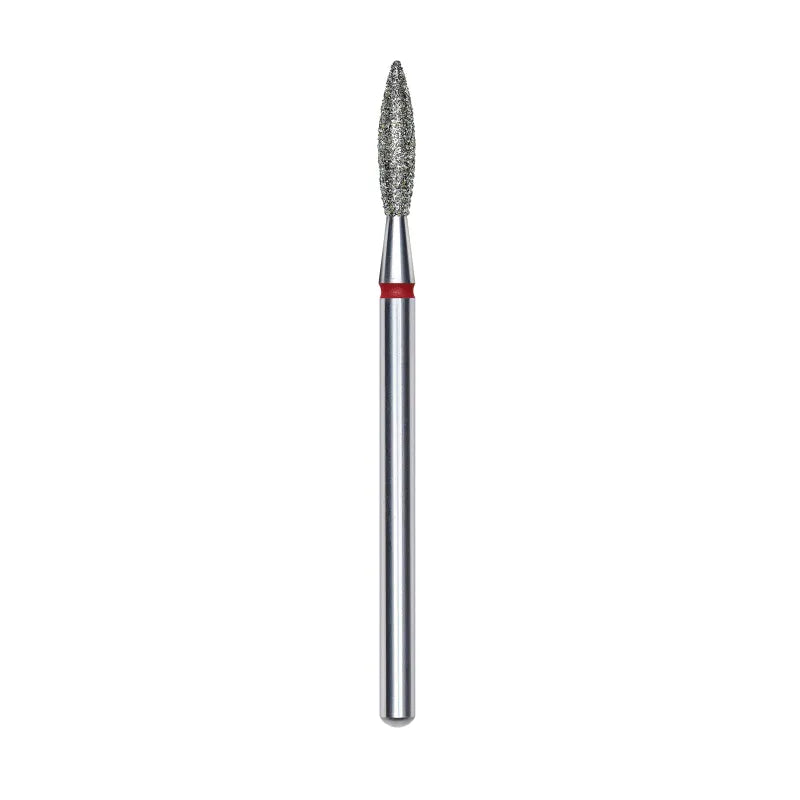 Punta diamantata Fiamma, rosso, diametro 2.3 mm - lunghezza punta 10 mm Rif. FA10R023/10